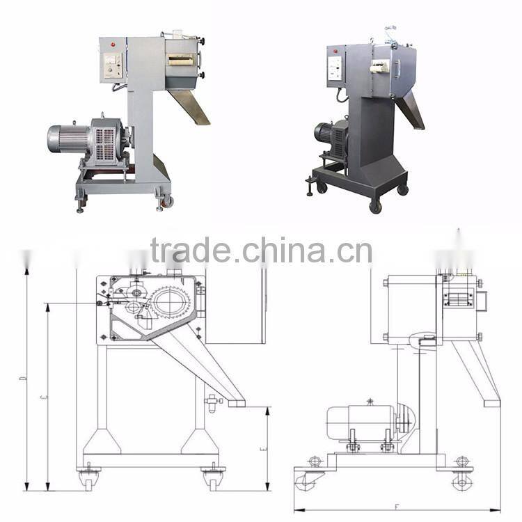 CE&ISO 3*3mm pellet plastic material plastic strand pelletizer cutter
