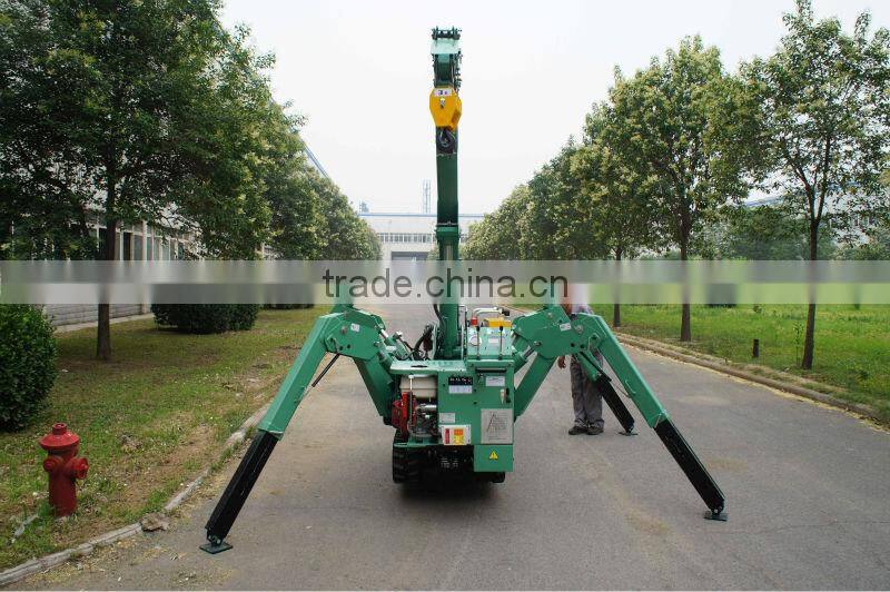 3 ton Mini Folding Crane With CE spider crane
