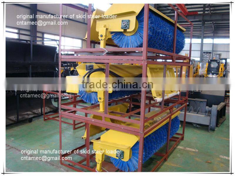 skid steer loader attachment grapple bucket