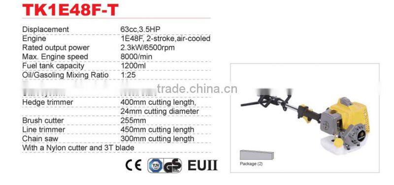 4 in 1 multi function garden tools,backpack 4 in 1 brush cutter,grass trimmer