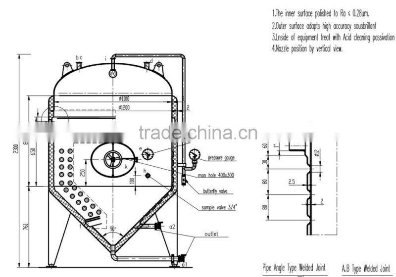 stainless steel fermenter