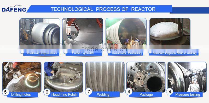 DF Machinery Stainless Steel Chemical Industrial Mixing Tank For 502 glue for PVAC/PVA/Wood Glue/White Emulsion Glue Adhesive