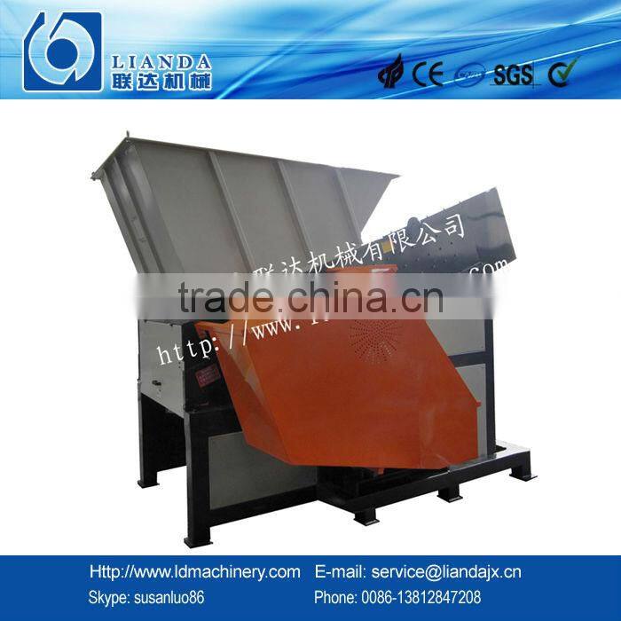 Single shaft shredder for plastic