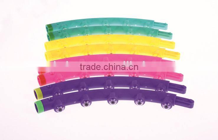 new design 8sections DIY Assembled Magnetic therapy hula hoop/Weighted detachable 98cm PP hula hoop
