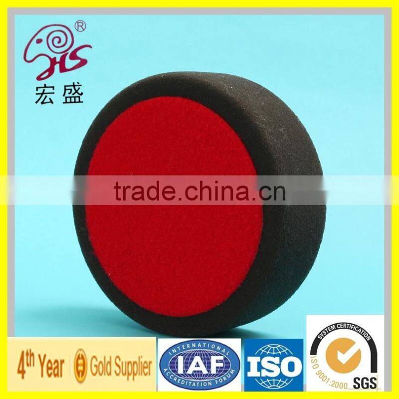 HongSheng Car Foam Buffing Waxing Pad With Magic Tape