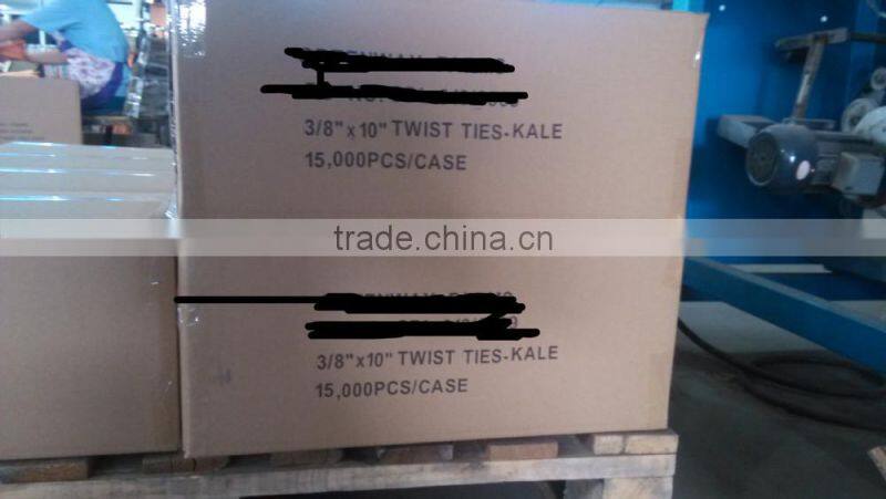 Farm Use Waterproof High quality Paper Printed vegetable twist tie