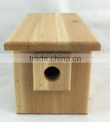 Cheap unfinished new Sparrow Colony Nest Box FSC wholesale