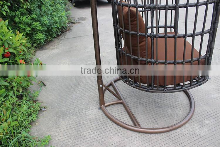 2016 Garden Furniture Bird Cage Shape Wicker Hanging Chair