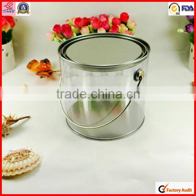 wholesale pvc clear plastic ice bucket
