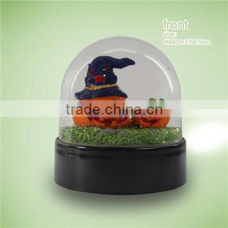 Plastic ghost snow globe