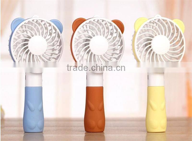 CT-740 The new mini USB charging fan Cartoon charging fan small handheld Outdoor Garden small fan