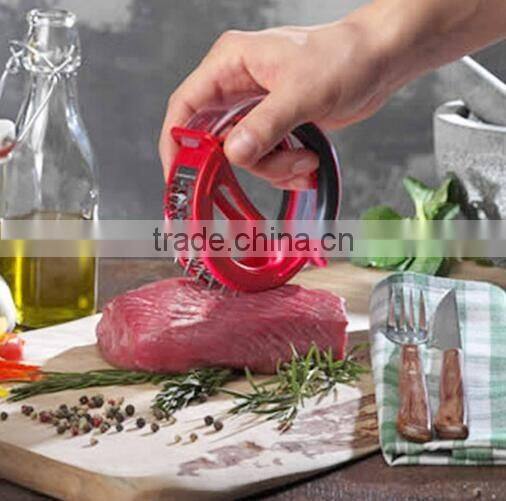 CY123 PRO Rolling Meat Beef Tender Easy Handle Tenderizer Needle Kitchen Tool