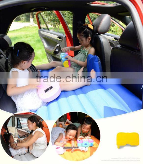 Factory Direct EN71 PVC High Quality Travel Car Bed, Inflatable Air Car Mattess, Portable Folding Car Inflatable Mattress
