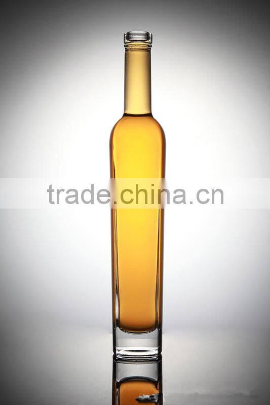 1000ml empty clear bottle red wine glass bottles with cork for sale