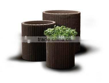 2017 Sigma trade assurance hot sale resin wicker french style garden planter