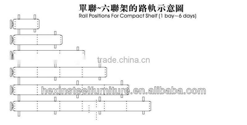 Strong structure Archive mobile filing cabinet
