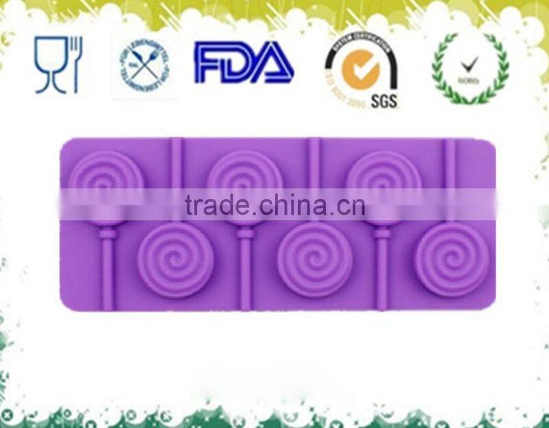 Silicone Tray Pop Cake Stick Mould Lollipop Party Cupcake Baking Mold