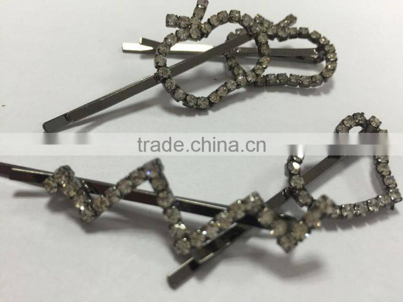Hot sale Fashion Cute Rhinestone Hair Clips Hair Accessories For Women