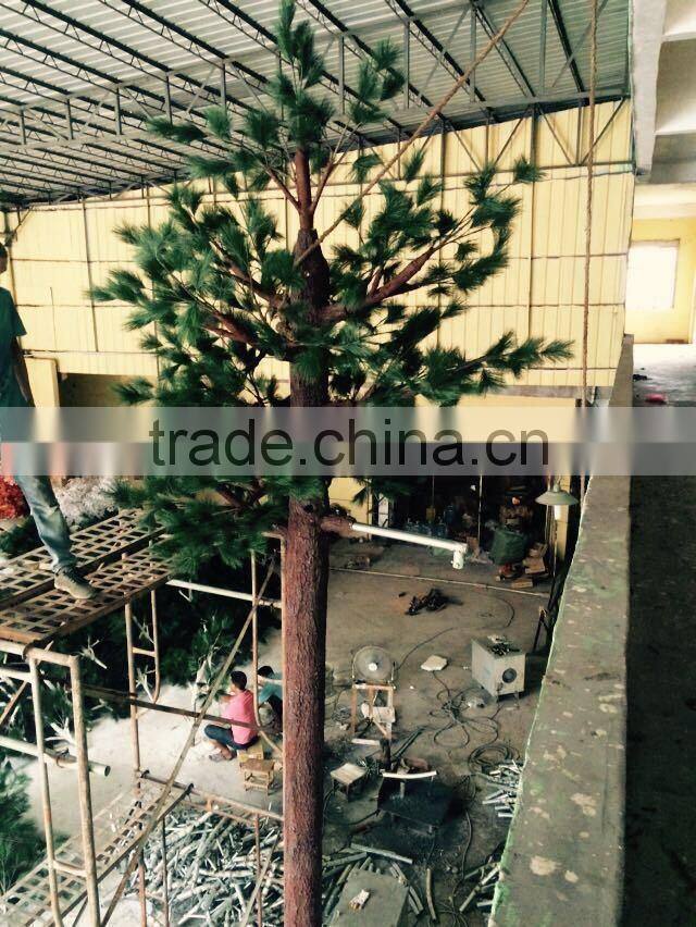 artificial palm tree for decoration china fake garden fiberglass tree decor