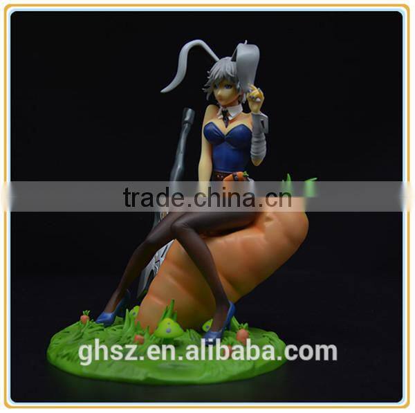 Custom plastic ancient statue hand paint craft pvc fighter figurine manufaturer