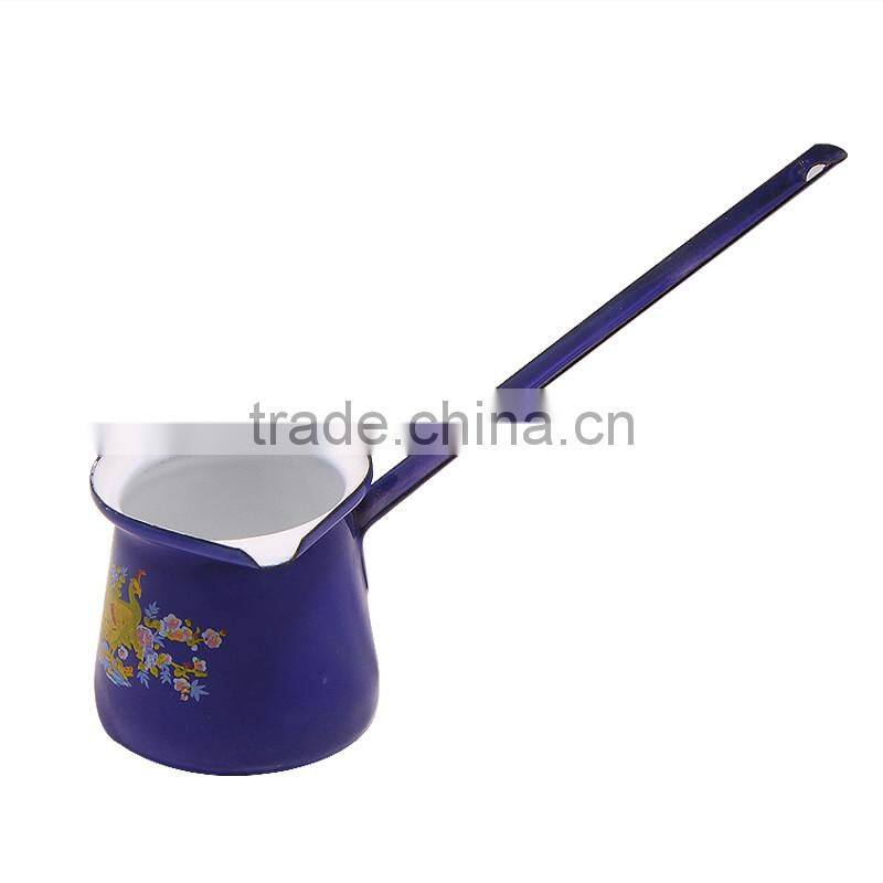 Blue color japanese/arabic porcelain coffee set with handle