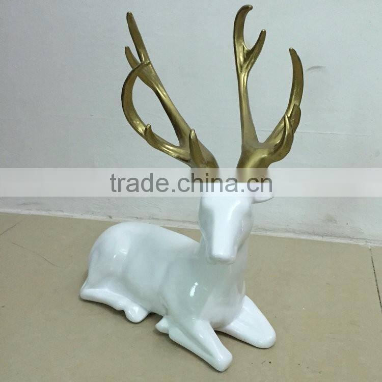 Polyresin reindeer statue