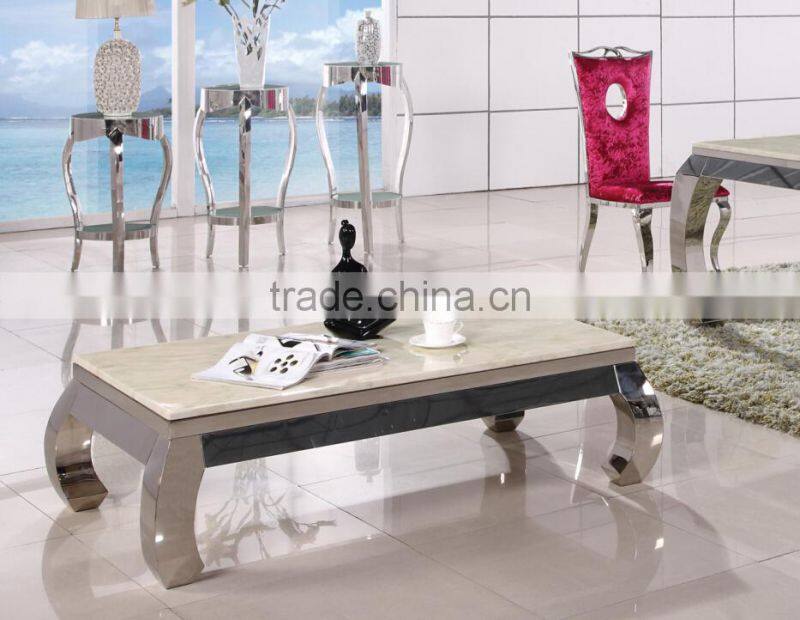 C8051 Square sofa marble coffee table marble center table