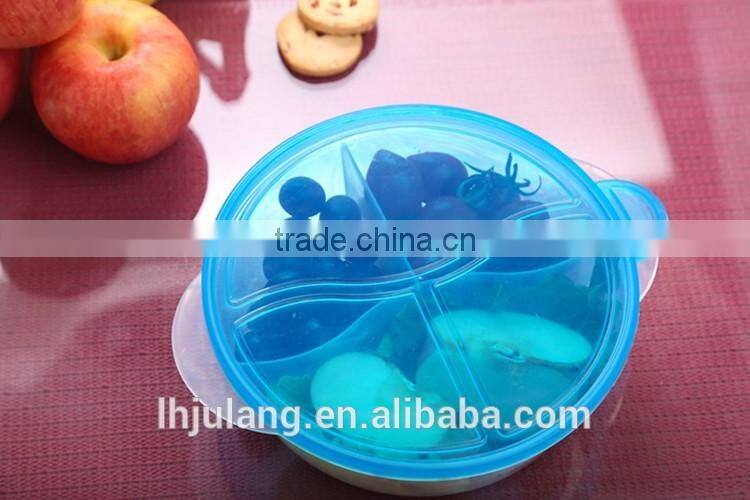 BPA-Free Plastic lunch box with 3 compartments