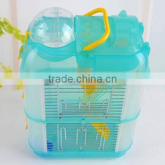 2016 hot selling 2 layers acrylic hamster cage hamster house pet cage