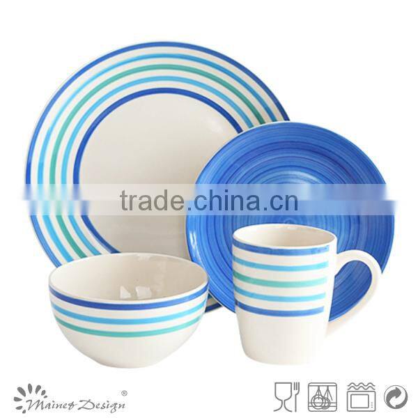 handpainting green 20pcs dinnerware set