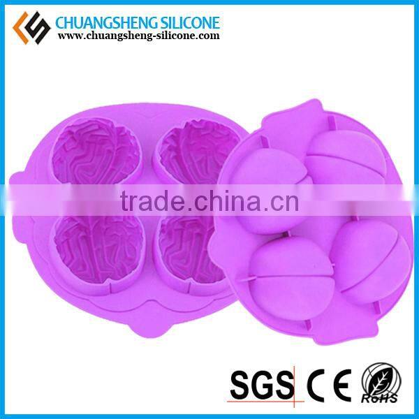 Food grade funny silicone ice cube mold, plastic ice cubes