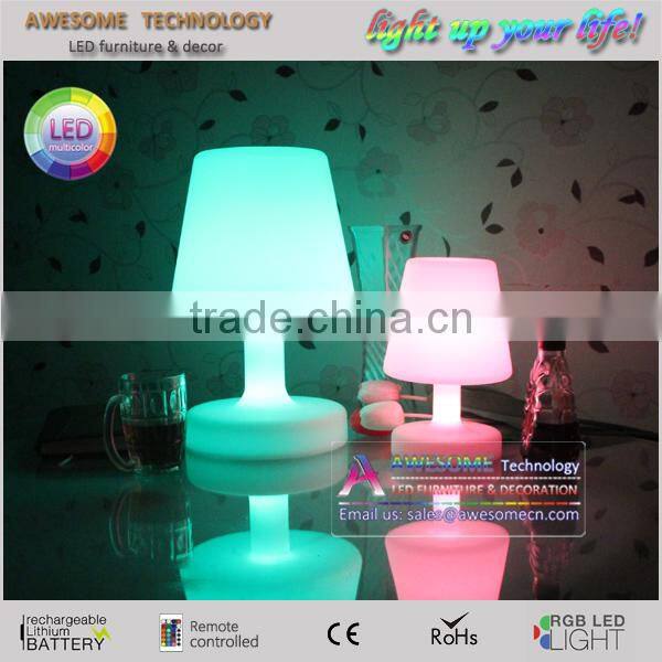 Fashionable led table lamp battery powered