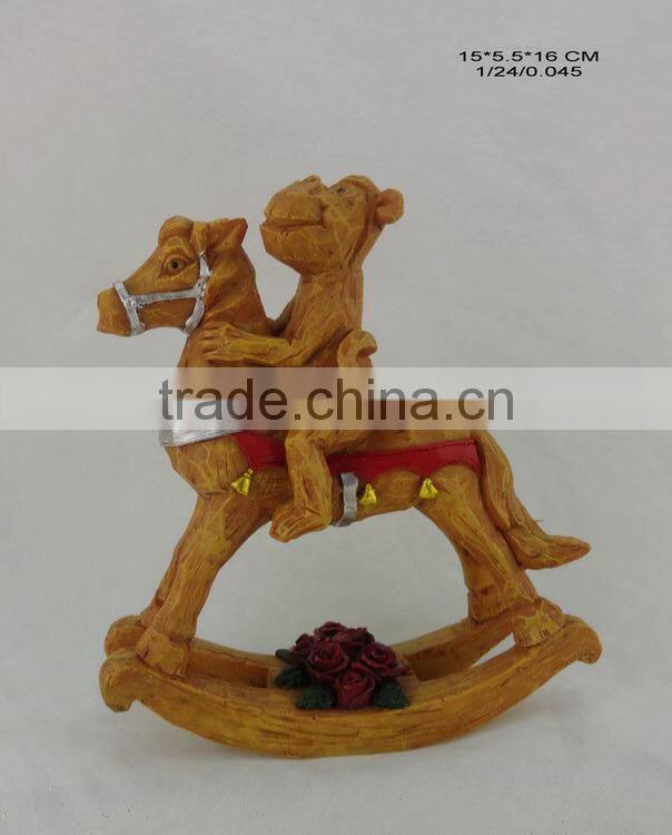 Resin Imitation Wood Effect Monkey Statues