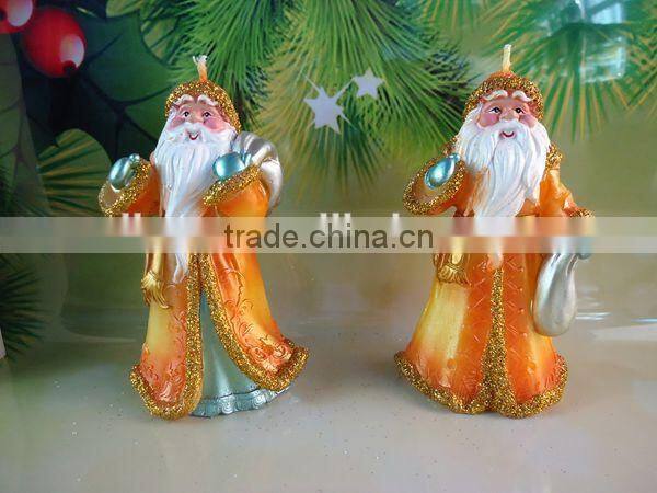 Handmade Non-scented Santa Claus Christmas Candle