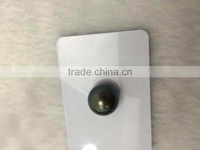 11-12mm Genuine Black Tahitian Pearl Beads For Jewelry Making
