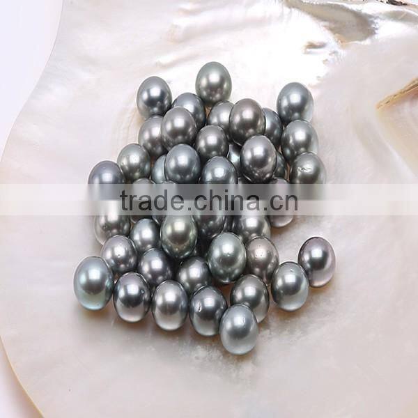 AA Wholesale 9-10mm black tahitian loose pearls