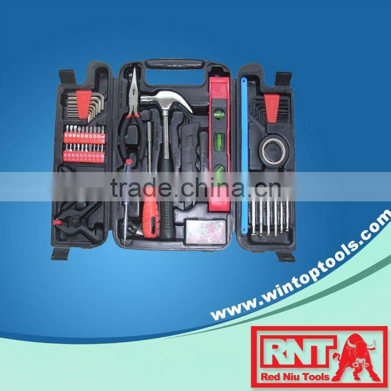 186pcs Aluminum box hand tool set