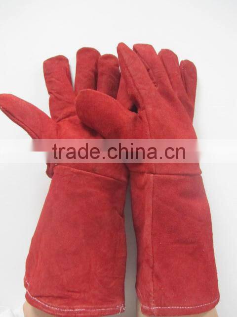 DDSAFETY 2017 Green Cow Split Welding Gloves