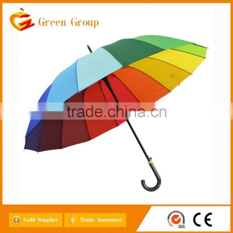 Metal Golf Umbrella For bright colorful in China