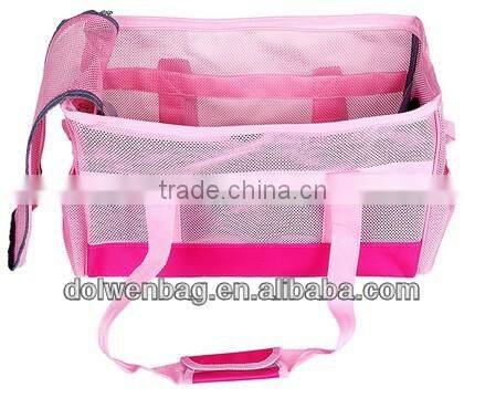 2014 cut dog carrier bag with mesh