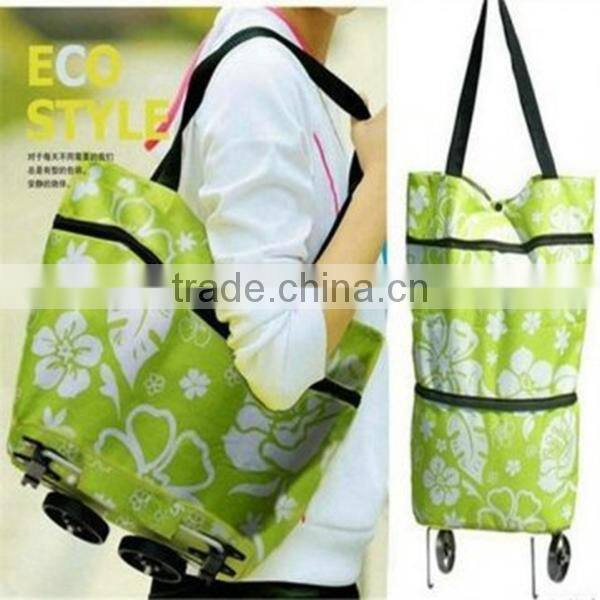 Portable Foldable Shopping Trolley Bag, Cheap Shopping Bag