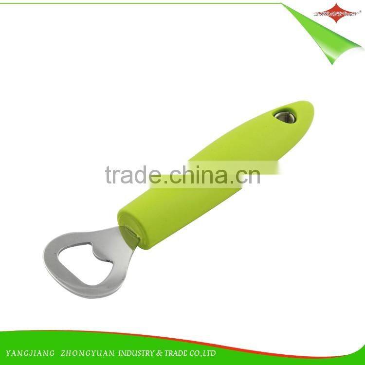ZY-A221634 Creative safe cut easy to use Factory Customizable Stainless Steel beer speed Bottle Opener