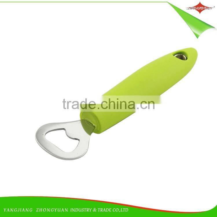 ZY-A221634 Creative safe cut easy to use Factory Customizable Stainless Steel beer speed Bottle Opener