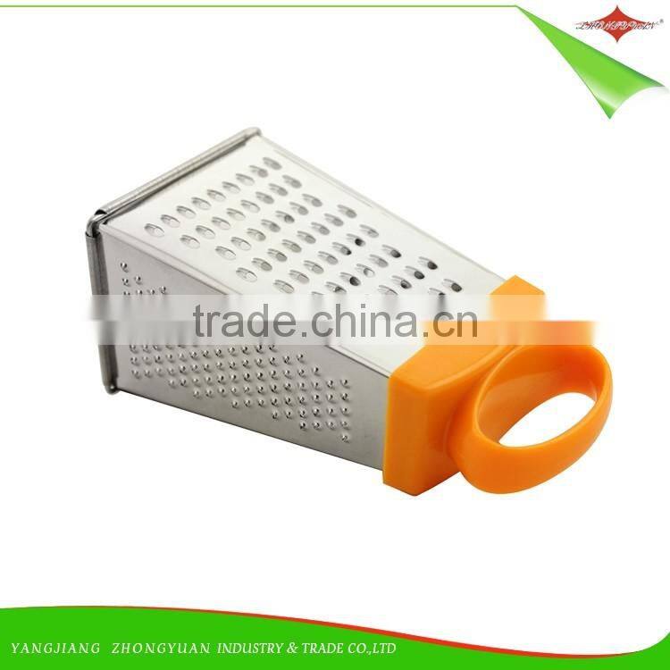 ZY-N5021Wholesale Cheese Tools Four Side side square Box Cheese Grater with Hand