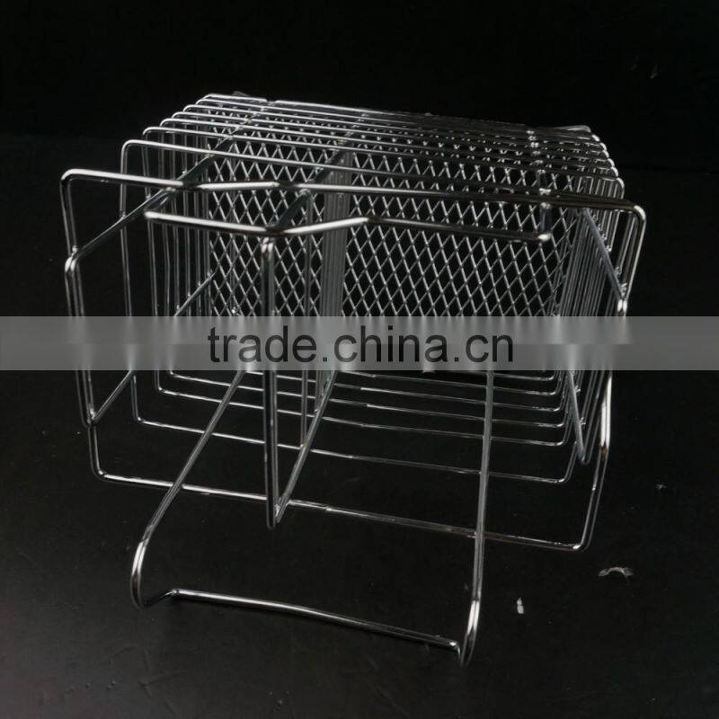 43005 Steel Wire Sink Basket Cutlery Holder Cooking Utensils Storage Kitchen Rack