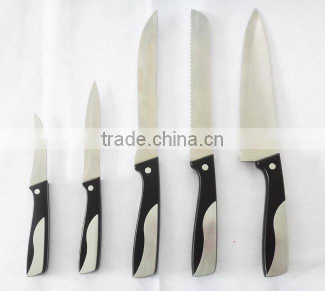 5pc new design stainless steel kitchen knife set