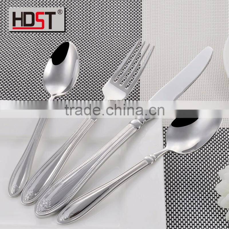 High Quality Hotel Stainless Steel Elegant Flatware