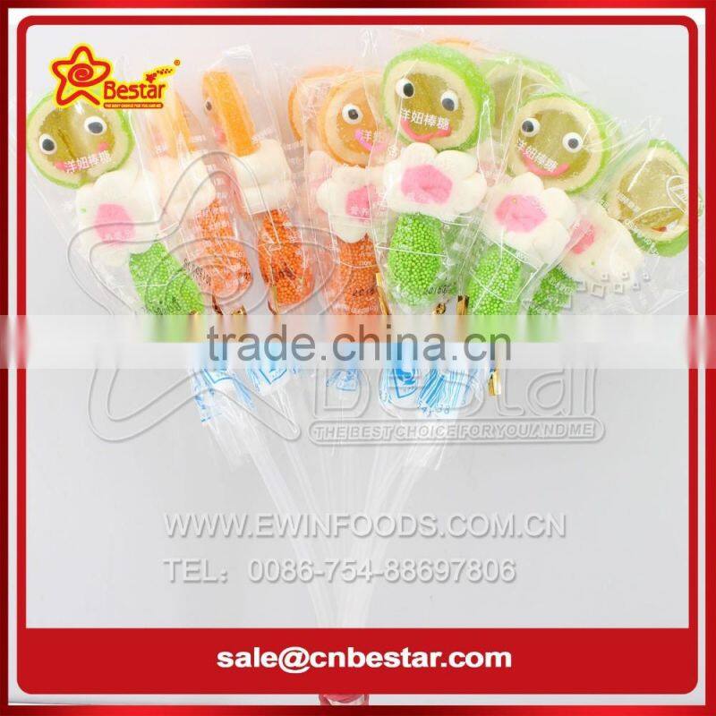 Orange Shape Fruity Flavor Sour Jelly Candy