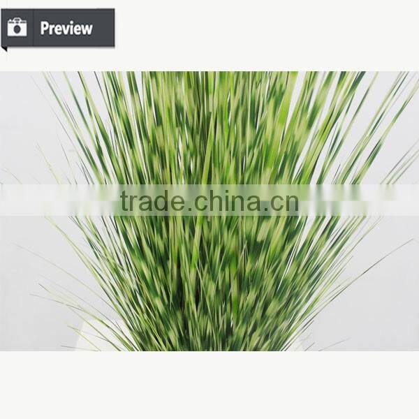 Artificial Potted Grass Synthetic Onion Grass In Pot Fake Grass in Pot for Indoor Decoration