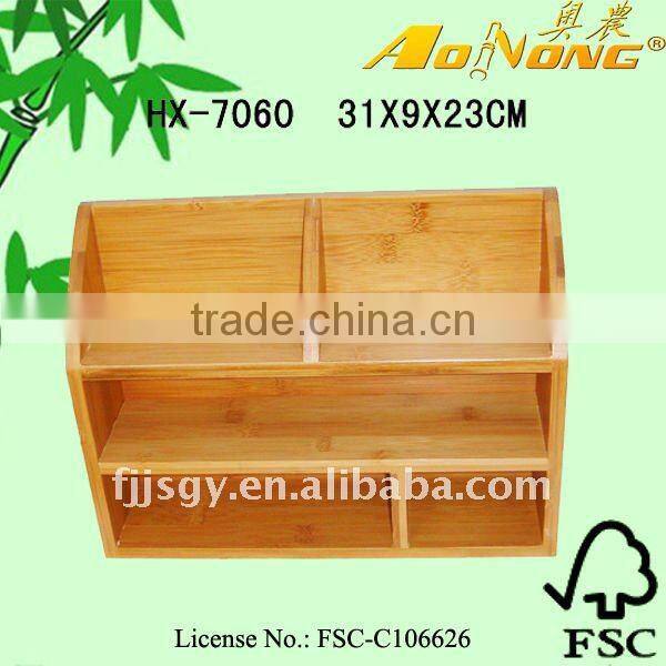 Multi-function bamboo office stationery product